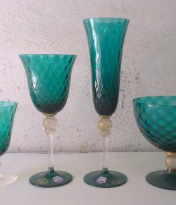 Boule décorative verre filé, lampwork, verre de murano, deco.0065 - Un  grand marché